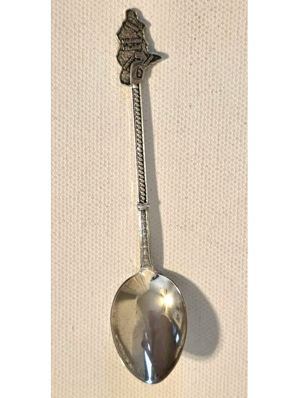 Antique Mechanics Sterling Silver Vashon Island WA Souvenir Spoon Maury Burton